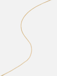 18" Thick Box Chain,HELENA ROSE,YELLOW GOLD,Image 2