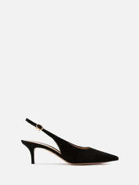 Slingback Pump 55mm,GIANVITO ROSSI,BLACK,Image 1