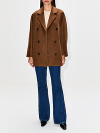 Rebus Coat,MAX MARA,ULTRAMARINE,Image 2