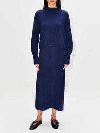 Dion Cashmere Skirt,ELYSEWALKER LABEL,CACAO BROWN,Image 10