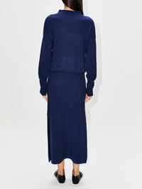 Dion Cashmere Skirt,ELYSEWALKER LABEL,CACAO BROWN,Image 12