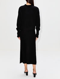 Dion Cashmere Skirt,ELYSEWALKER LABEL,CACAO BROWN,Image 8