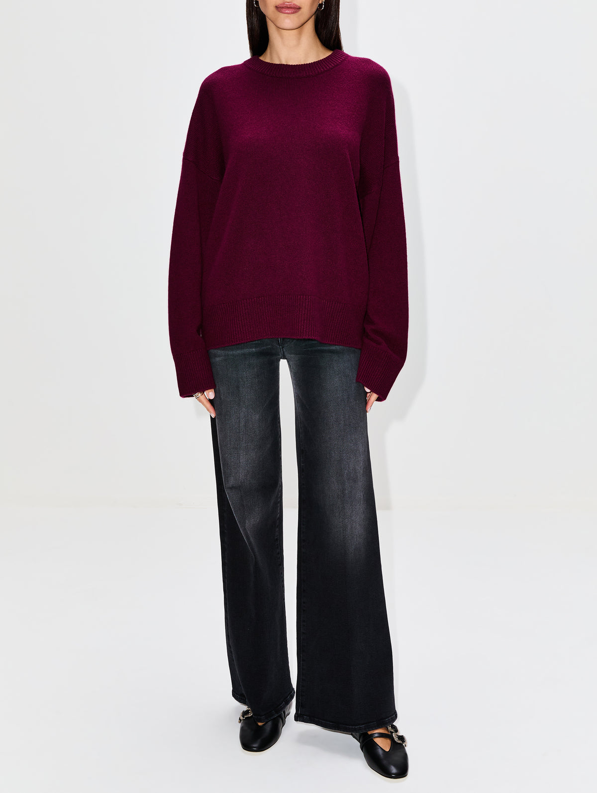 Dutton Pullover Sweater,ELYSEWALKER LABEL,BLACK,Image 11