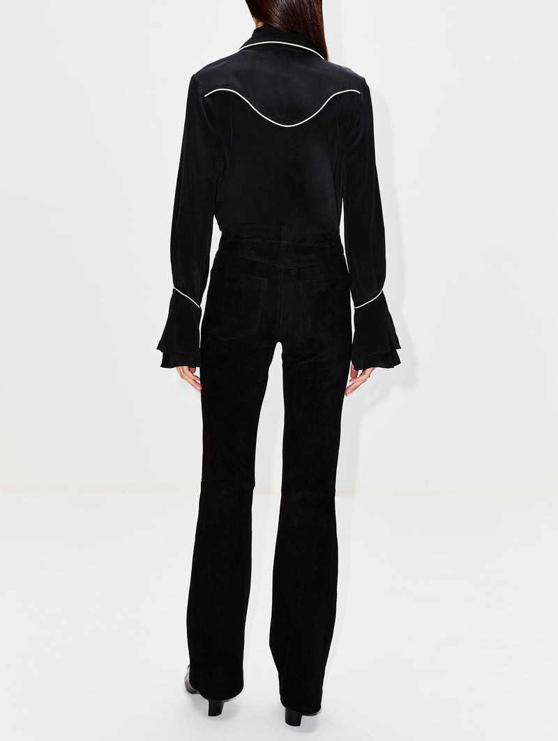 BLACK/ECRU