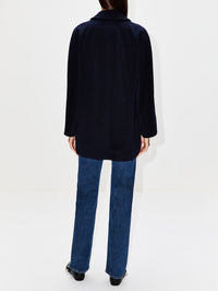 Rebus Coat,MAX MARA,ULTRAMARINE,Image 6