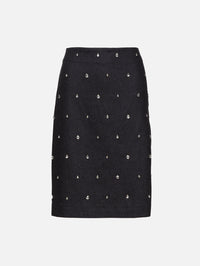 Opal Skirt,A.L.C.,CHARCOAL,Image 1