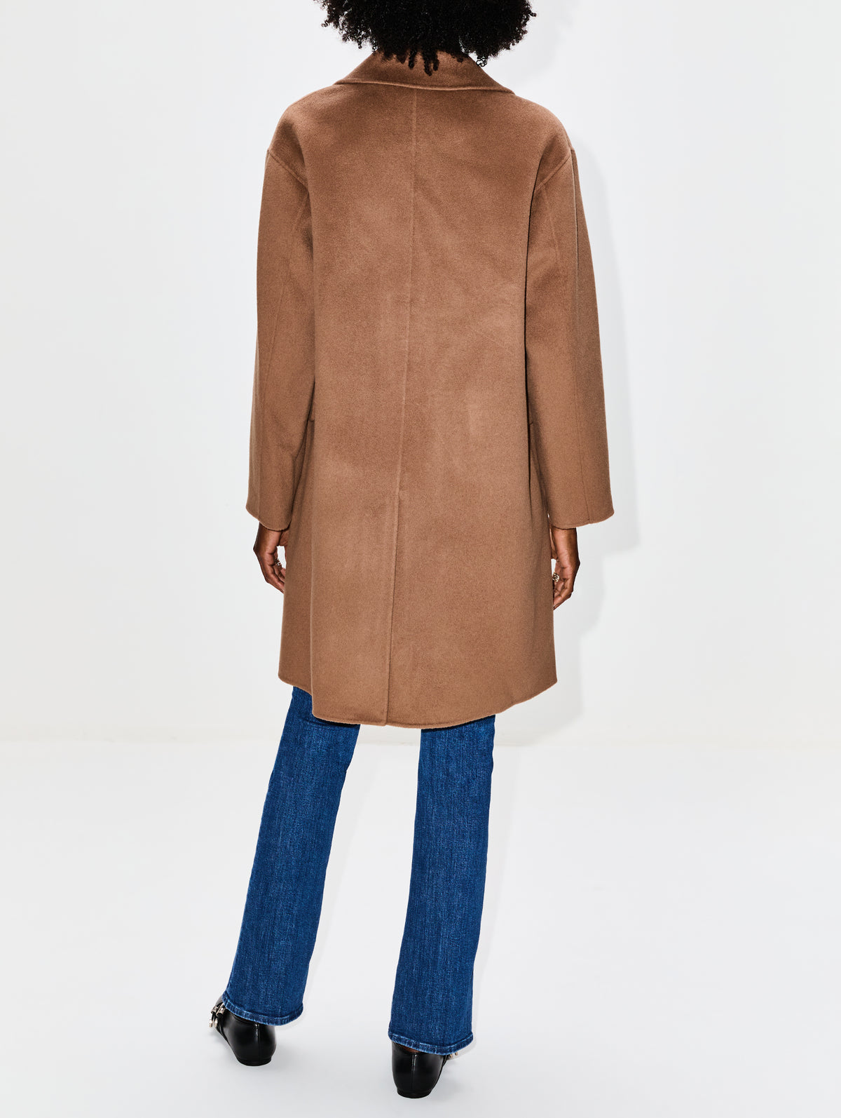 Long Coat,MAX MARA,BROWN BRONZE,Image 3