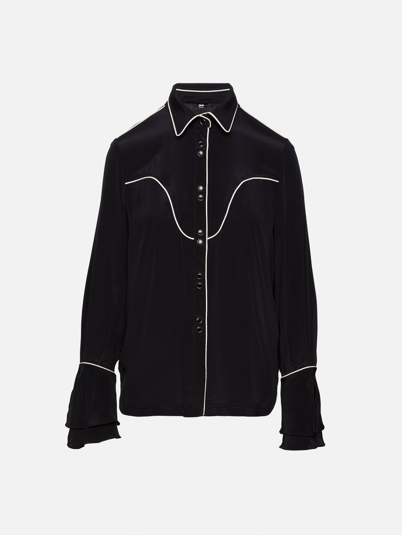 BLACK/ECRU