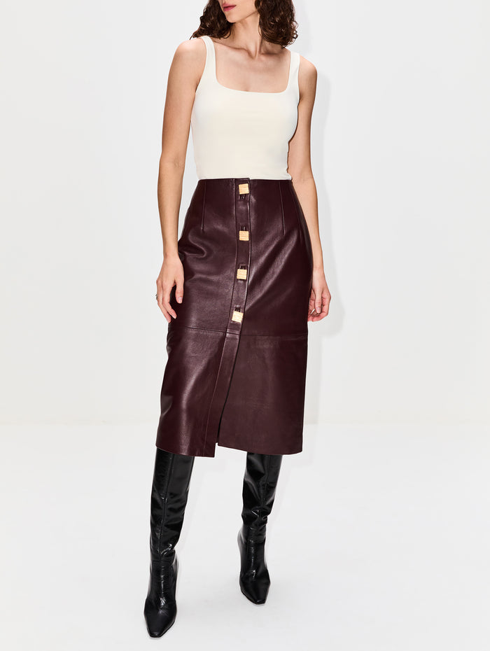 Vaughn Square Tank,ELYSEWALKER LABEL,CREAM,Image 1
