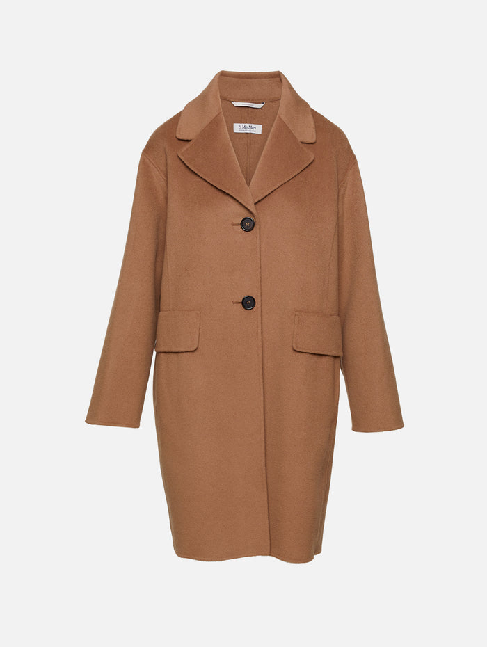 Long Coat,MAX MARA,BROWN BRONZE,Image 1
