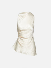 Satin Blouse,ALEXANDER MCQUEEN,OYSTER,Image 1