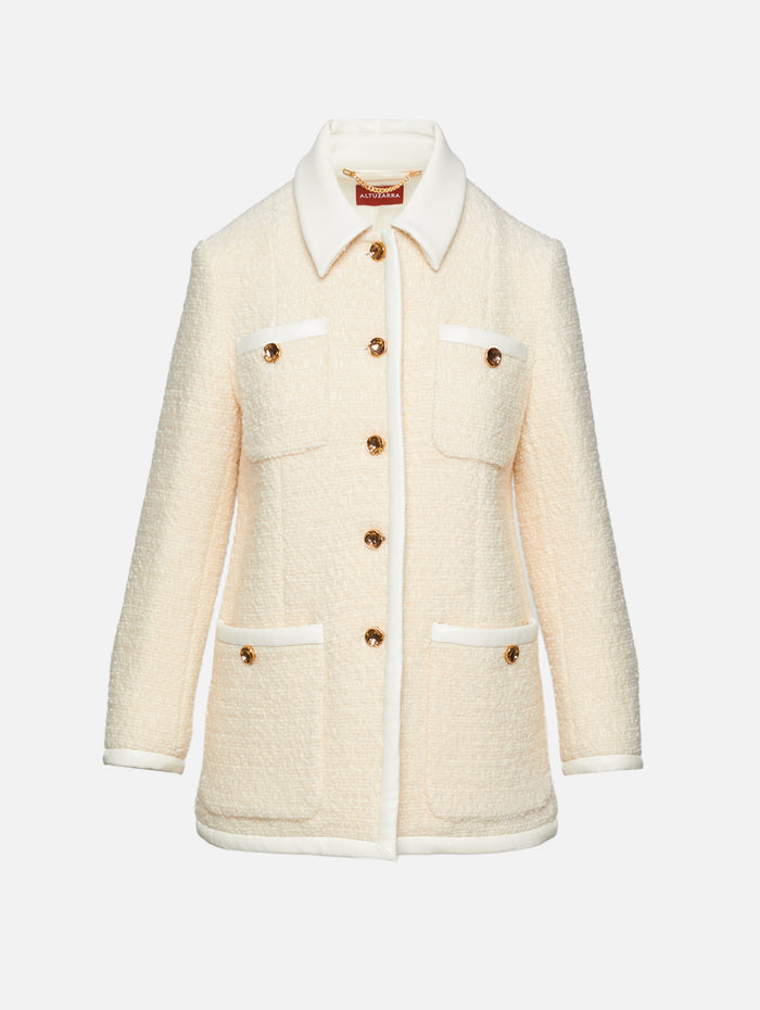 Clarkes Coat,ALTUZARRA,IVORY,Image 1