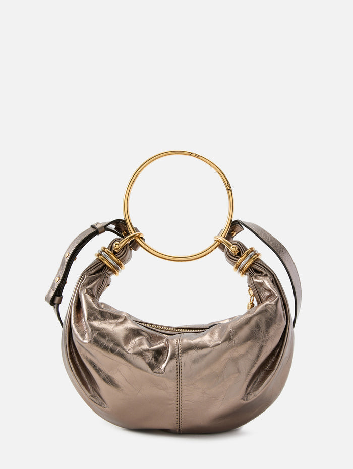 Bracelet Bag,CHLOÉ,SHINY GREY,Image 1