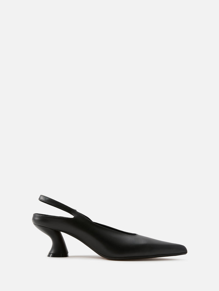 Sling Back Pump,DRIES VAN NOTEN,BLACK,Image 1