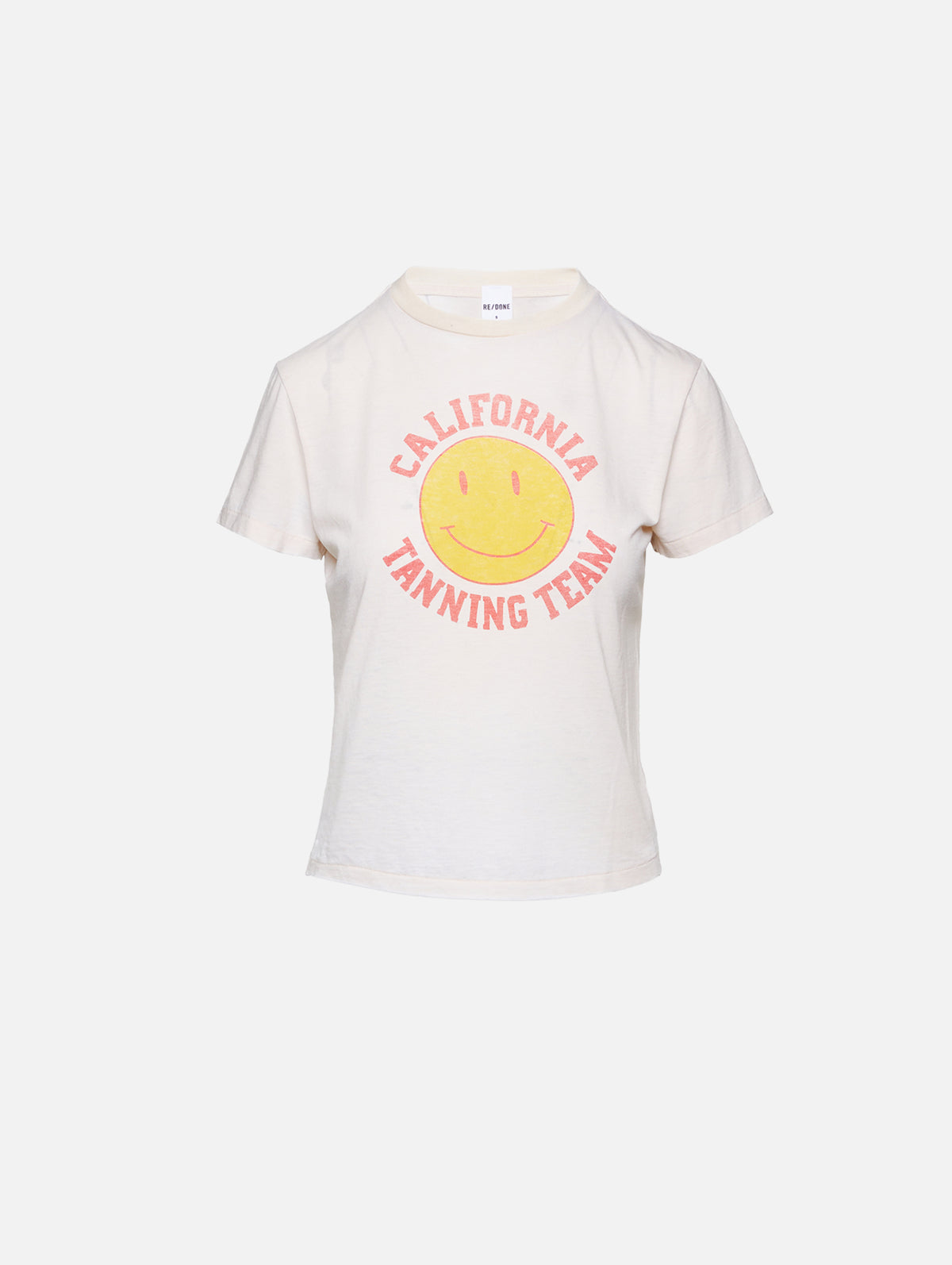 Classic Tee,RE/DONE,ANTIQUE WHITE,Image 1