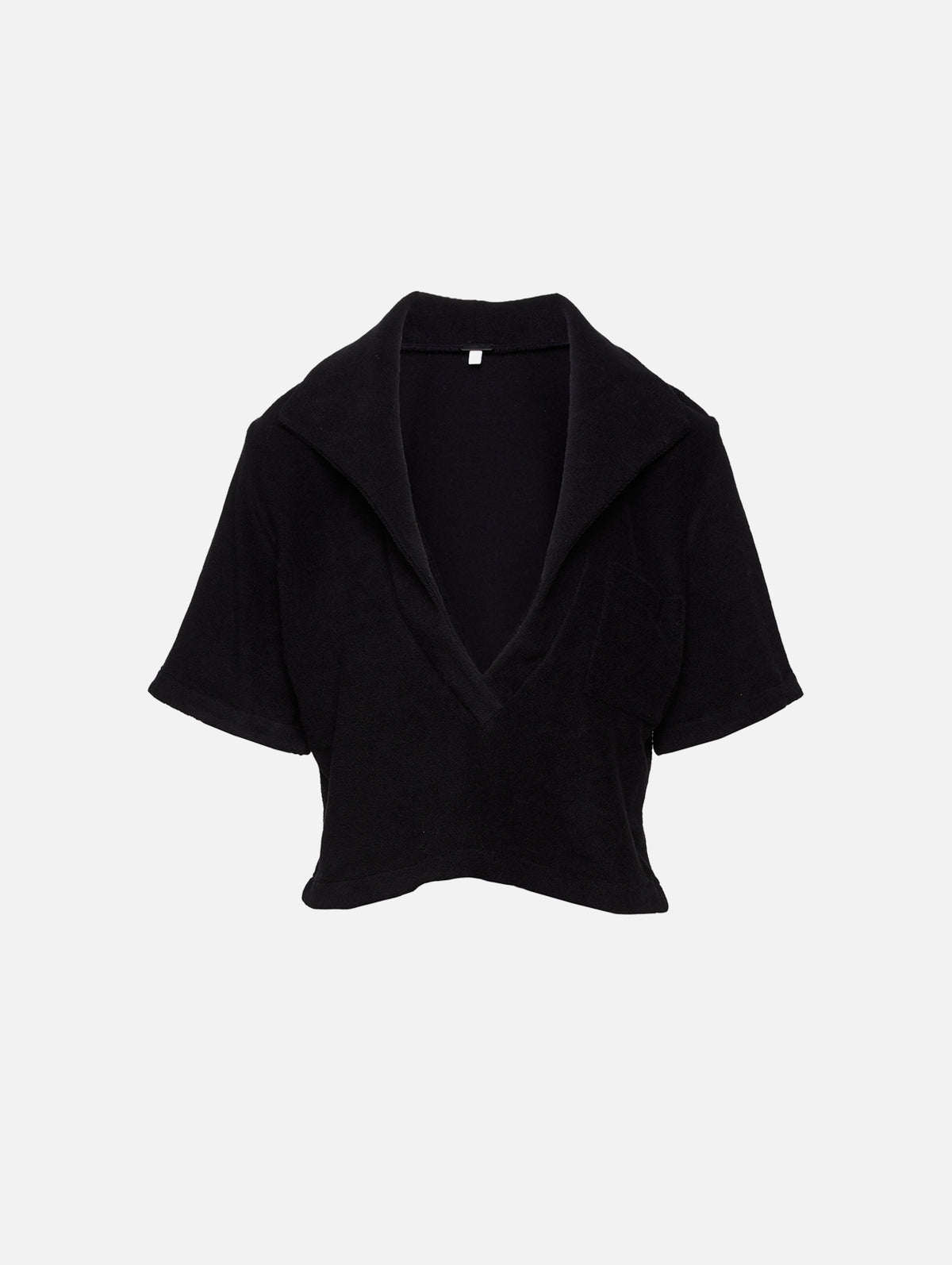 Black Misty Hem T-Shirt,JOHANNA ORTIZ,BLACK,Image 1