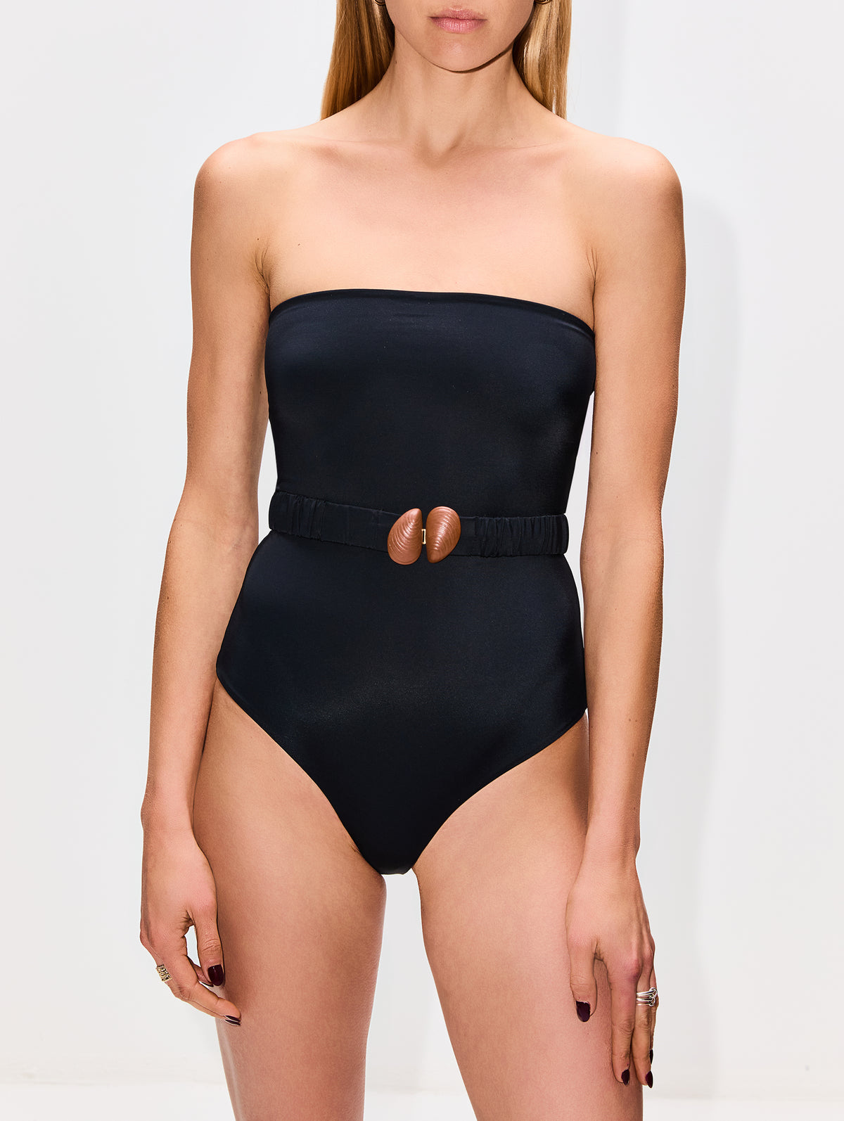 Classic One Piece Swimsuit,JOHANNA ORTIZ,BLACK,Image 3