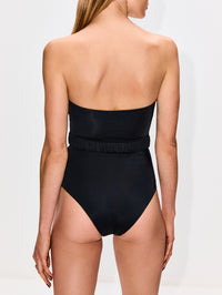Classic One Piece Swimsuit,JOHANNA ORTIZ,BLACK,Image 4