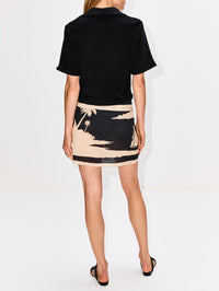 Black Misty Hem T-Shirt,JOHANNA ORTIZ,BLACK,Image 3