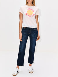 Classic Tee,RE/DONE,ANTIQUE WHITE,Image 2