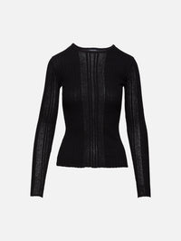 Rhiannon Rib Longsleeve Top,ELYSEWALKER LABEL,IVORY,Image 4