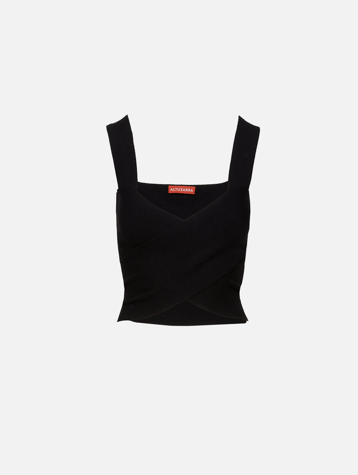Mylas Top,ALTUZARRA,BLACK,Image 1