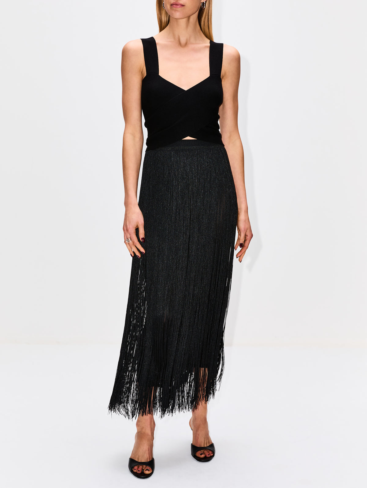 Mylas Top,ALTUZARRA,BLACK,Image 2