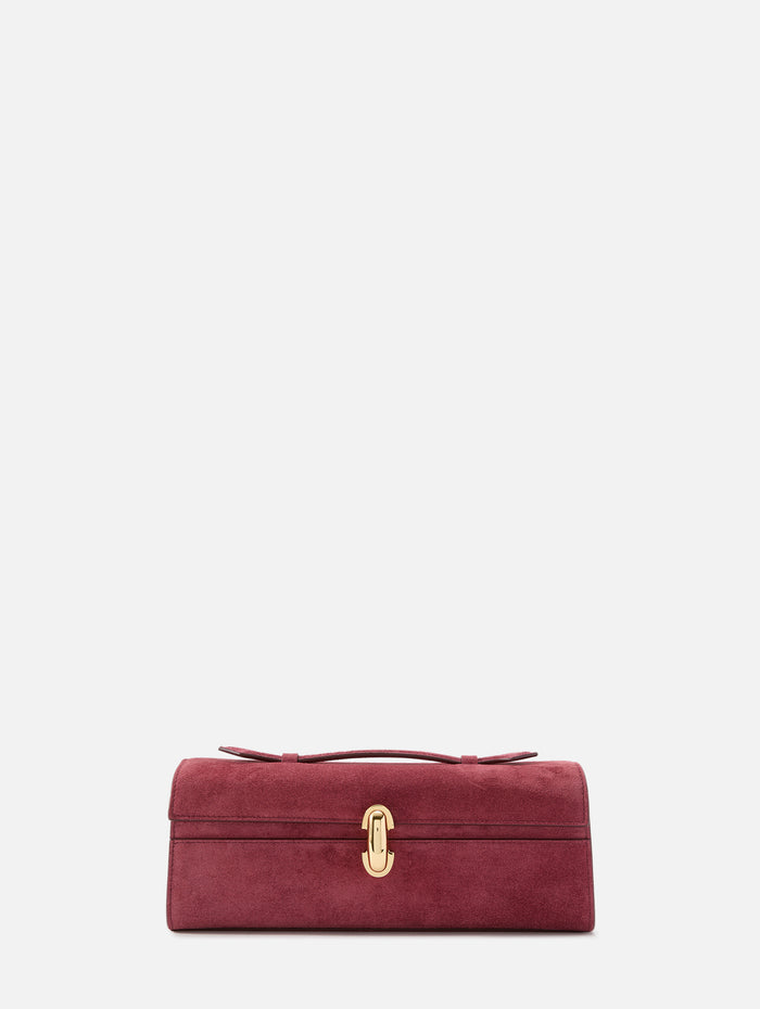 Slim Symmetry Pochette Bag,SAVETTE,WINE,Image 1