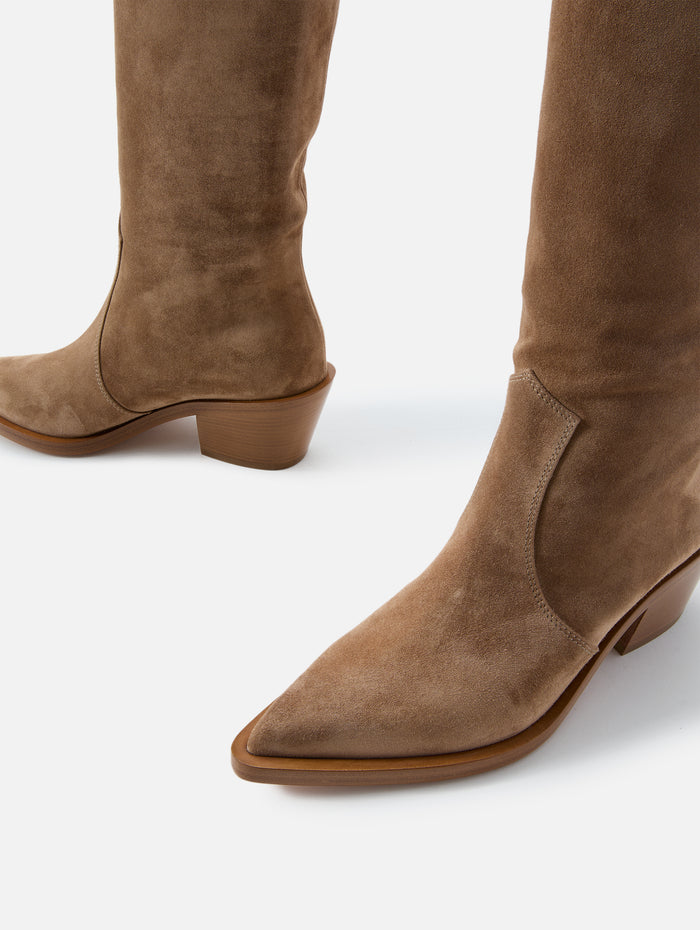 Cowboy Boot 45mm,GIANVITO ROSSI,CAMEL,Image 1
