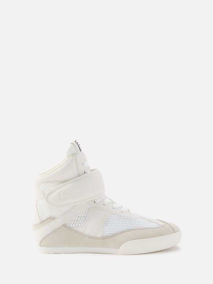 Kick Hitop Sneaker,CHLOÉ,CLOUDY CREAM,Image 1