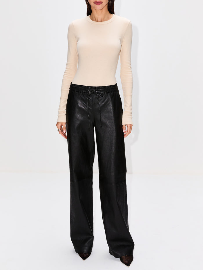 Baggy Athletic Sweatpant,SPRWMN,BLACK,Image 1