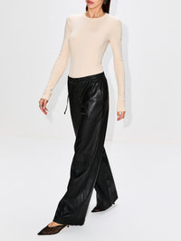 Baggy Athletic Sweatpant,SPRWMN,BLACK,Image 3