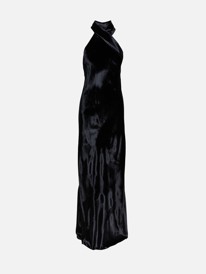 Pandora Gown,GALVAN,BLACK,Image 1