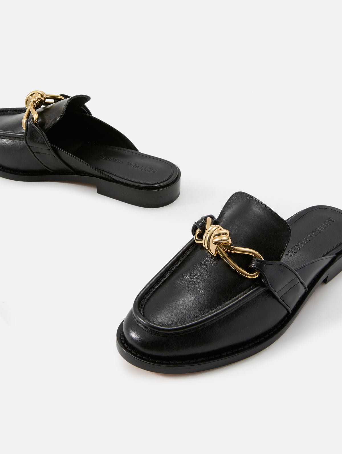 Astaire Flat,BOTTEGA VENETA,BLACK,Image 2