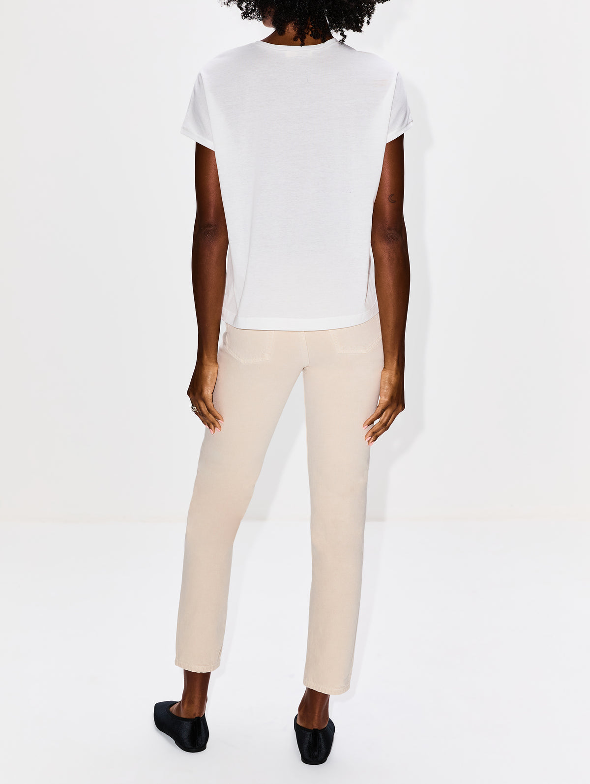 Devra Top,KHAITE,CREAM,Image 3