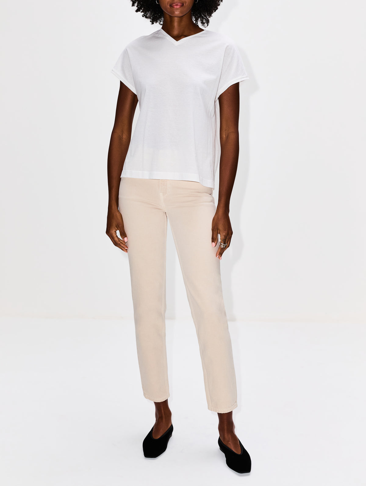 Devra Top,KHAITE,CREAM,Image 2