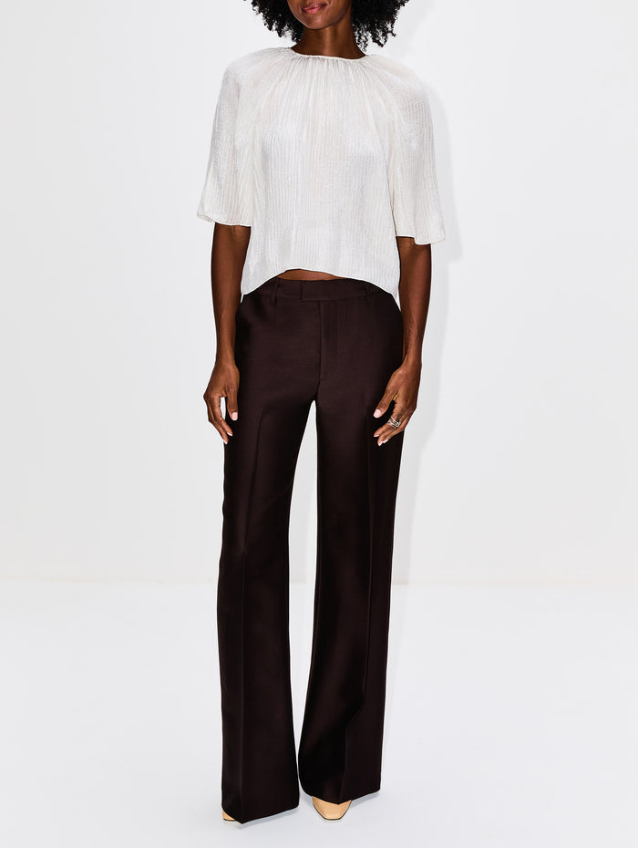 Nula Top,GABRIELA HEARST,IVORY,Image 1
