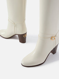 Pattie Boot 75mm,VALENTINO GARAVANI,IVORY,Image 2