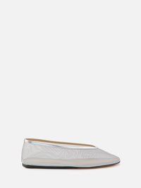 Mesh Luna Slipper,LE MONDE BERYL,SILVER,Image 1
