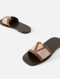 Viva Superstar Slide,VALENTINO GARAVANI,NATURAL/TOBBACO,Image 2