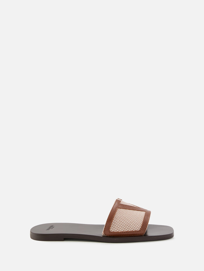 Viva Superstar Slide,VALENTINO GARAVANI,NATURAL/TOBBACO,Image 1