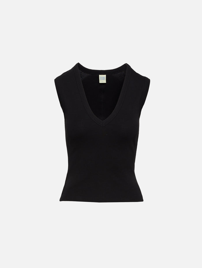 Dewi Tank,FLORE FLORE,BLACK,Image 1