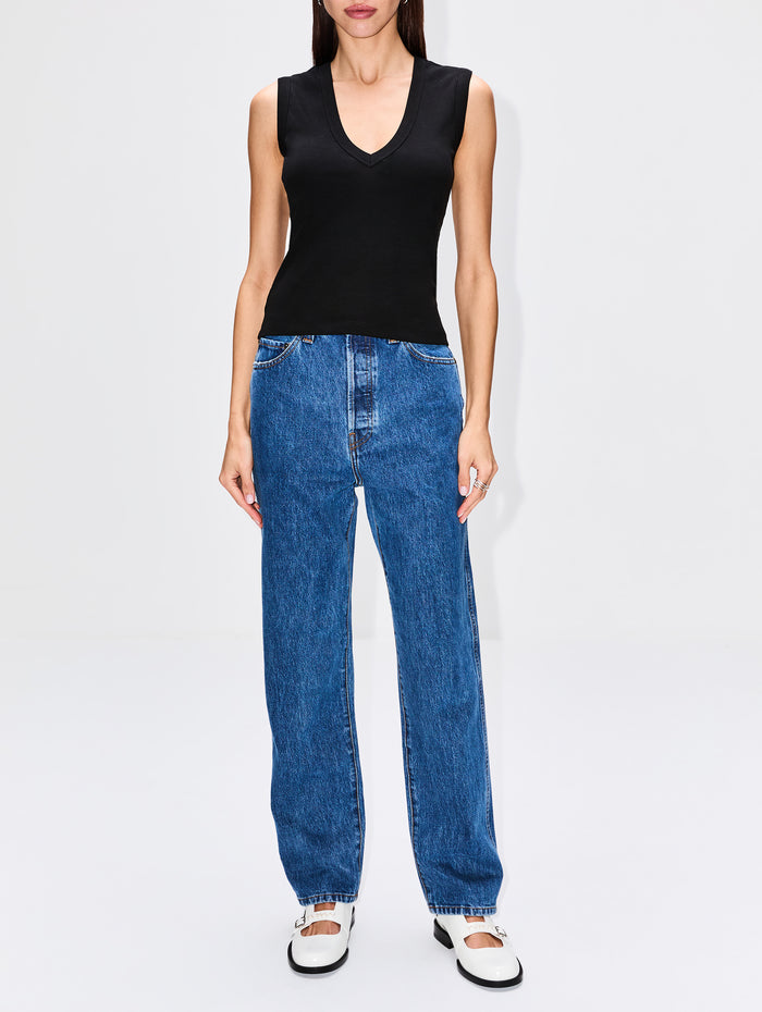 Dewi Tank,FLORE FLORE,BLACK,Image 1