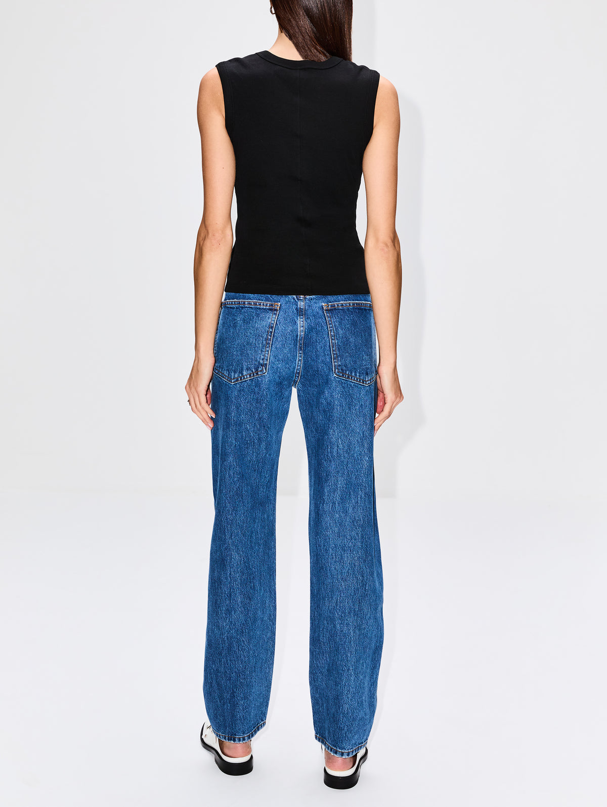 Dewi Tank,FLORE FLORE,BLACK,Image 3