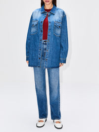 Benet Shirt Jacket,KALLMEYER,DARK STONEWASH,Image 2