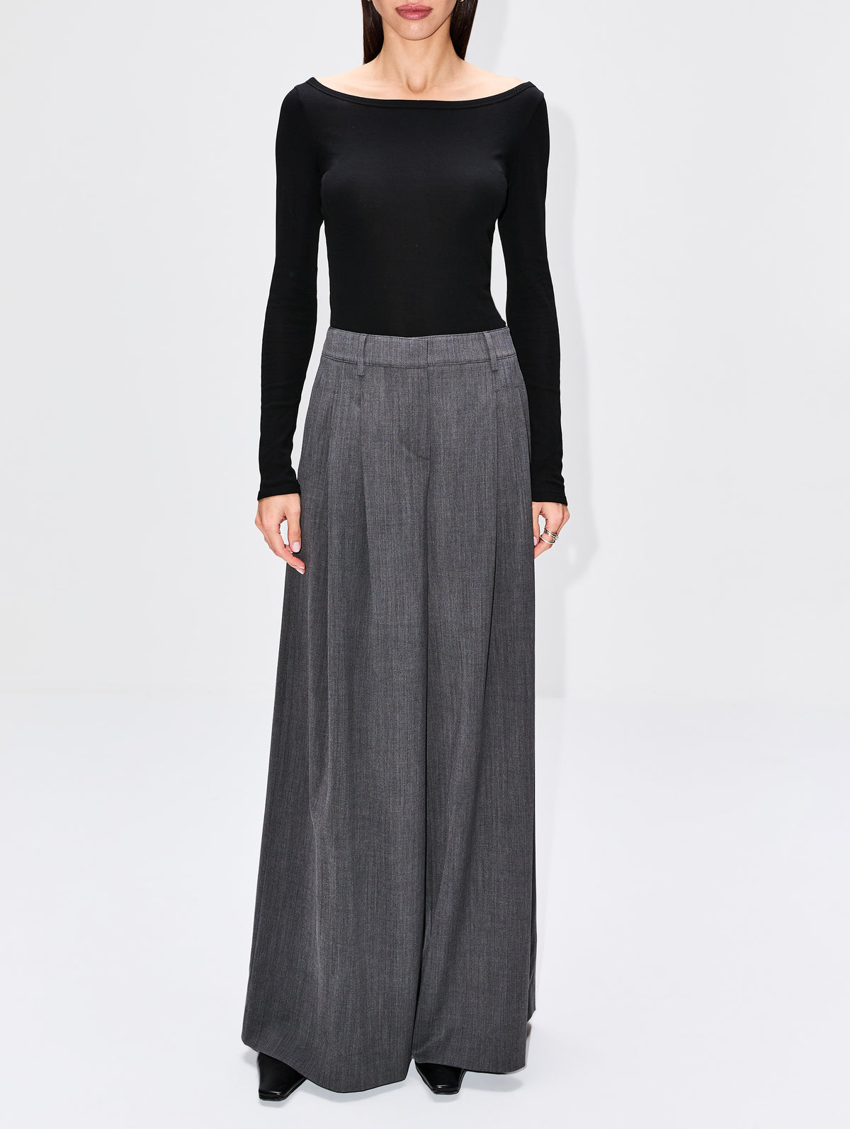 New Didi Pant,TWP,MEDIUM HEATHER GREY,Image 2
