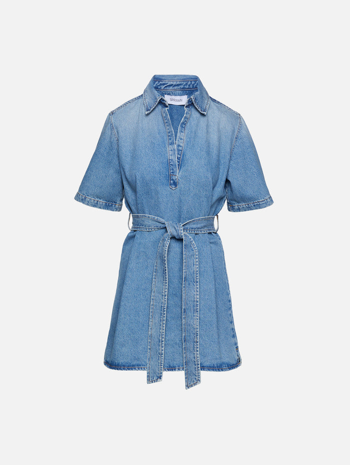 Henley Mini Dress,SPRWMN,PARADIS,Image 1