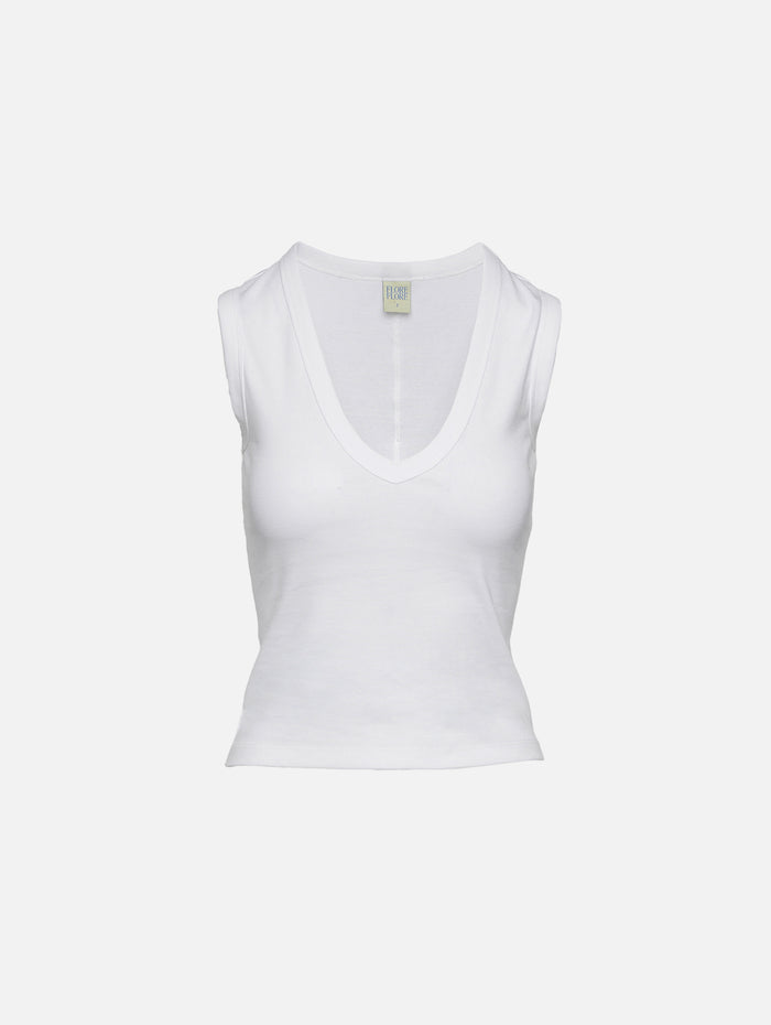 Dewi Tank,FLORE FLORE,WHITE,Image 1
