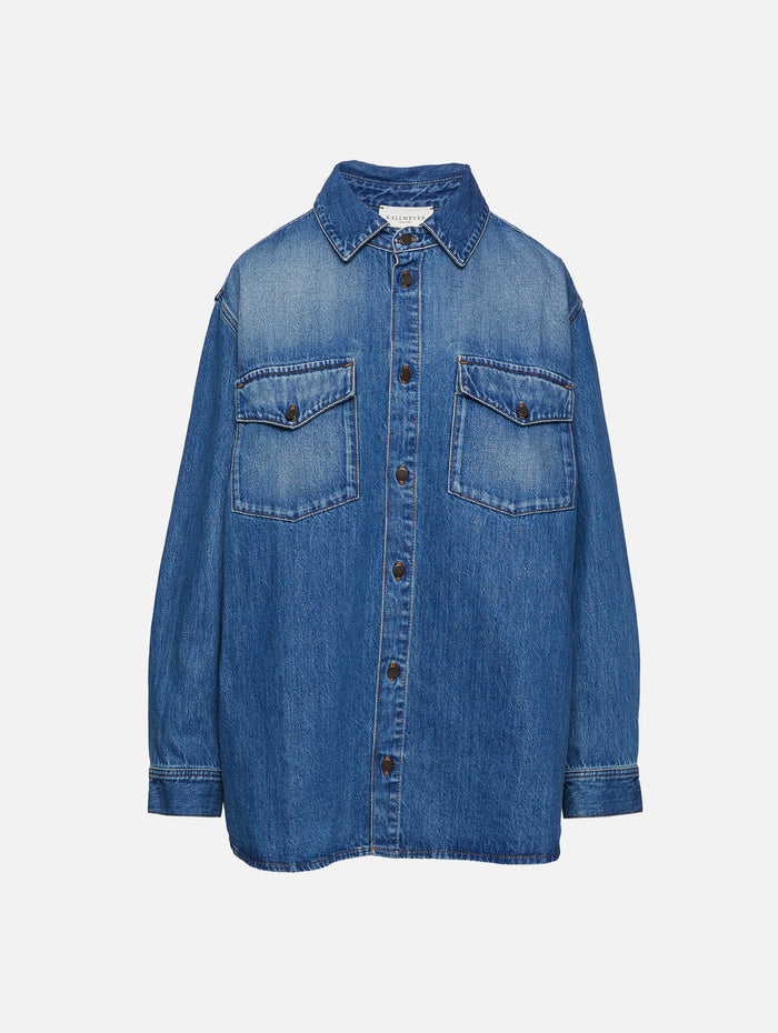 Benet Shirt Jacket,KALLMEYER,DARK STONEWASH,Image 1
