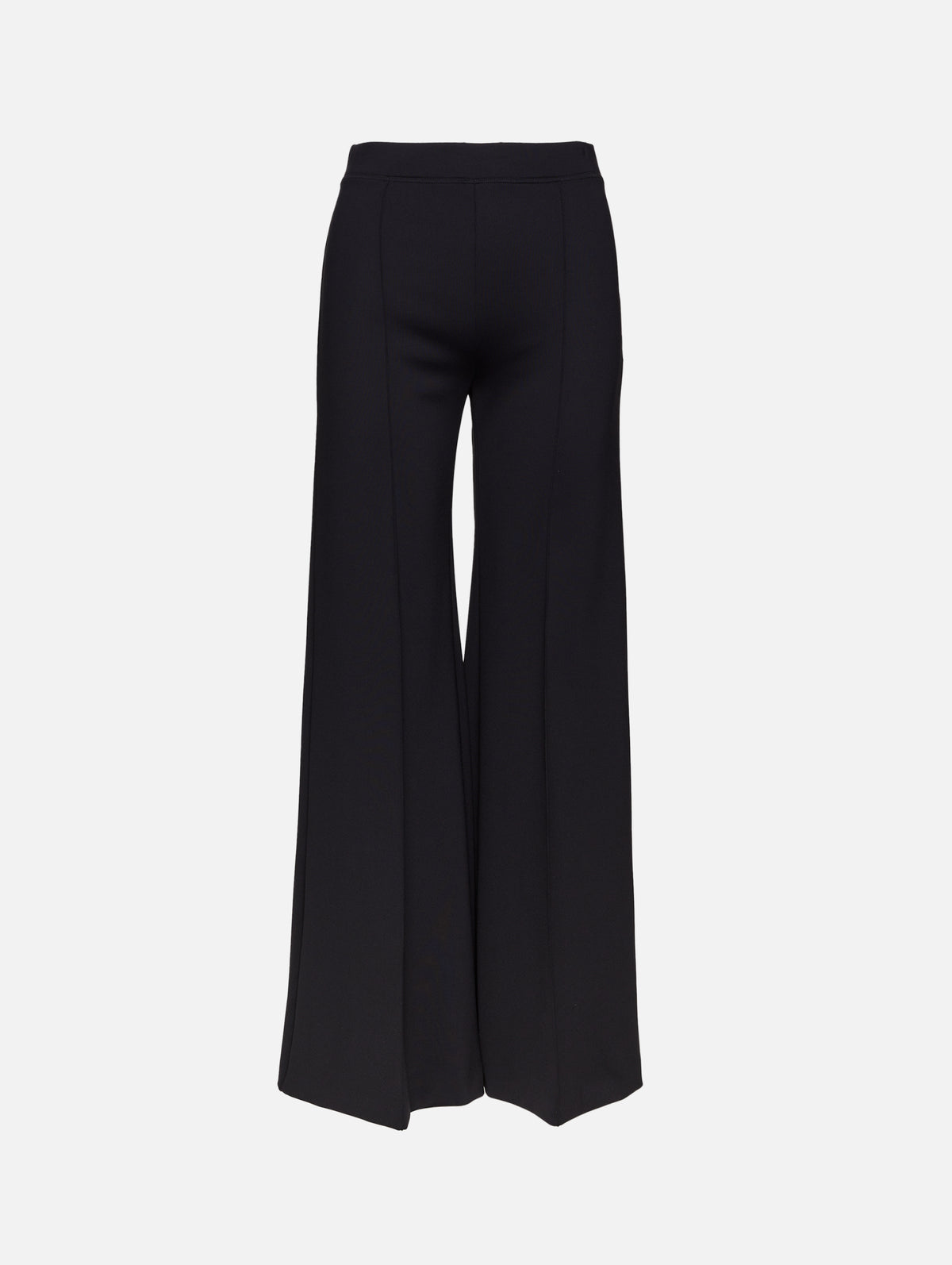 Pintuck Wide Flare Pant,ROSETTA GETTY,BLACK,Image 1